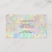 新しいopal名刺の模擬グリッター 名刺 (裏面)