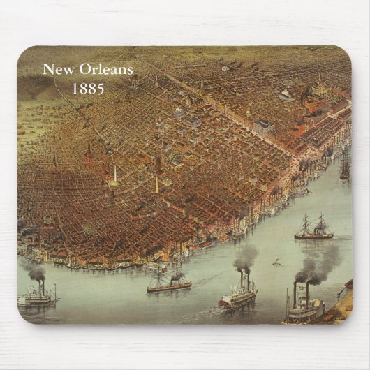 新しいOrleans1885 マウスパッド (正面)