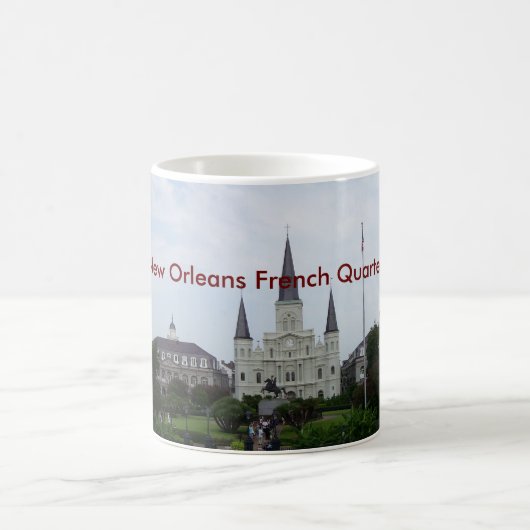 新しいOrleasn フランスの Quarter コーヒーマグカップ (中央)