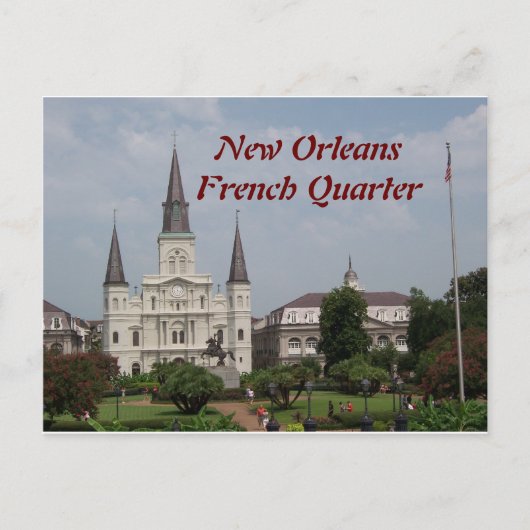 新しいOrleasn フランスの Quarter ポストカード (正面)