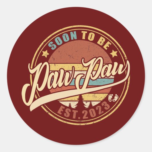 新しいPawPawのPawPaw 2023におもしろい近いメンズ ラウンドシール (正面)