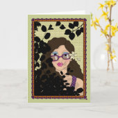 新しいPerspective_A_Greetingカード カード (黄色い花)