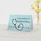 新しいRN登録ナースおめでとうカード カード (黄色い花)