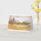 新しいRoad.Worcestershire郡コオロギの地面 カード (黄色い花)