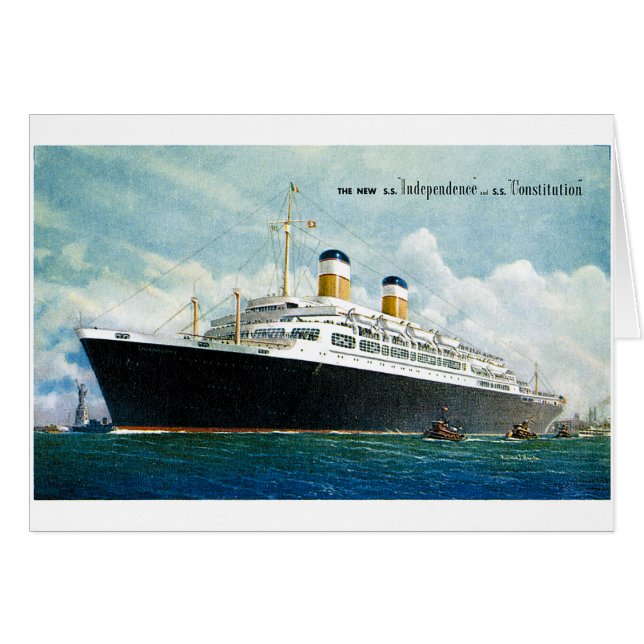 新しいS.S. IndependenceおよびS.S. Constitution (正面横)