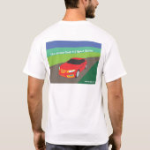 新しいSaab 9-5のスポーツのセダン Tシャツ (裏面)