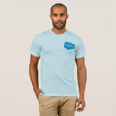新しいSalesforceのロゴ- Tシャツ (正面フル)