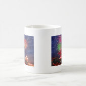 新しいSilvesterとの愛のパリエッフェル塔都市 コーヒーマグカップ (中央)