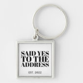 新しいYesの閉店ギフトへの同氏の キーホルダー (正面)