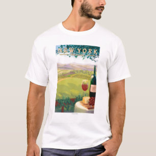 新しいYorkWineの国場面 Tシャツ