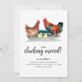 新しおもしろいいアドレスの発表を移動 案内状 (正面)