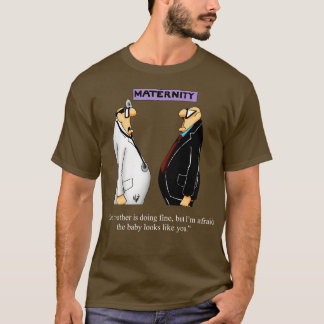 新しおもしろいいパパのユーモアを染める Tシャツ