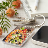新しくイタリアンなピザ キーホルダー (正面右)
