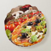 新しくイタリアンなピザ ラウンドクッション (裏面)