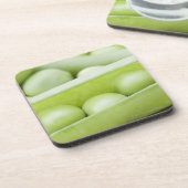 新しくオーガニックなエンドウ豆 コースター (左側)