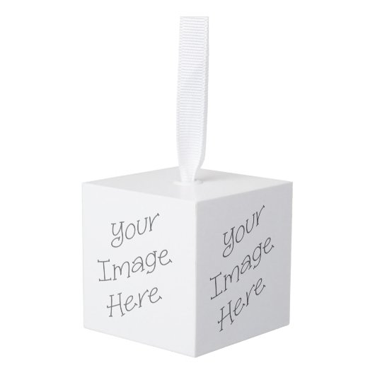 新しくカスタマイズ可能な項目 キューブオーナメント (正面アングル)