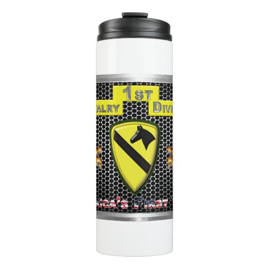 新しくカッコいい再設計された第1騎兵部門 タンブラー (正面)