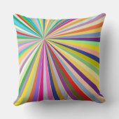 新しくストライプのな背景 クッション (裏面)