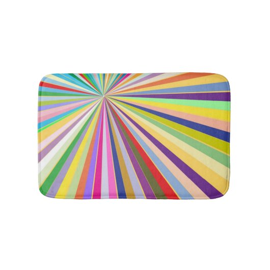 新しくストライプのな背景 バスマット (正面)