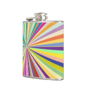 新しくストライプのな背景 フラスク (左)