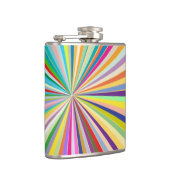 新しくストライプのな背景 フラスク (右)