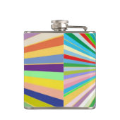 新しくストライプのな背景 フラスク (裏面)