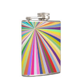 新しくストライプのな背景 フラスク (右)