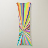 新しくストライプのな背景 ボディピロー (正面縦)