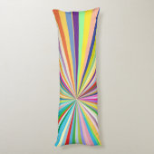 新しくストライプのな背景 ボディピロー (裏面 (縦))