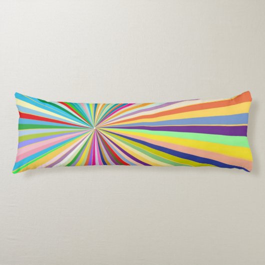新しくストライプのな背景 ボディピロー (正面)