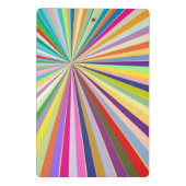 新しくストライプのな背景 ミニクリップボード (裏面)