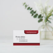 新しくモダンなファイルタブ万能DIY 名刺 (スタンド正面)