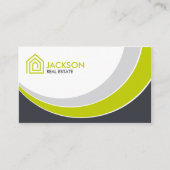 新しくモダンな不動産の名刺 名刺 (正面)