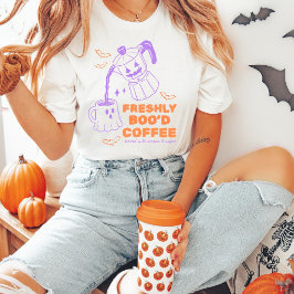 新しく付き合った人のためのハロウィン コーヒー ラバーズ モカポット Tシャツ