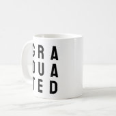 新しく卒業した者のために大学院のコーヒーマグ コーヒーマグカップ (正面左)