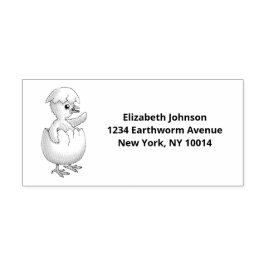 新しく孵化した復活祭の雛 ラバースタンプ