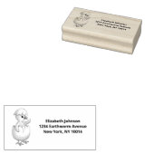 新しく孵化した復活祭の雛 ラバースタンプ (押印)