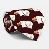 新しく焼いたなパンのタイ ネクタイ (ロール)