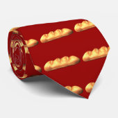 新しく焼いたなパンのタイ ネクタイ (ロール)