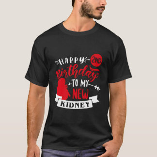 新しく移植した腎臓の2周年記念おめでとう Tシャツ