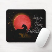 新しく粋な口やかましい女の出版のロゴのマウスパッド マウスパッド (マウス)