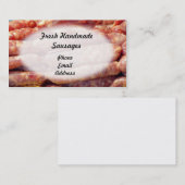 新しく自然なソーセージ 名刺 (正面/裏面)