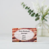 新しく自然なソーセージ 名刺 (スタンド正面)