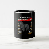 新しく設立された犬愛好家の解剖学 マグカップ (中央)