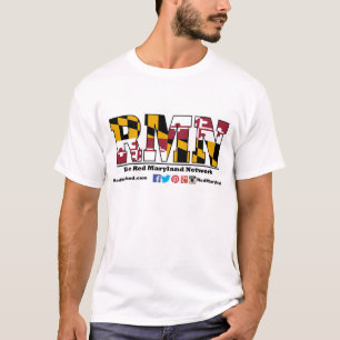 新しく赤いメリーランドのロゴのTシャツ Tシャツ