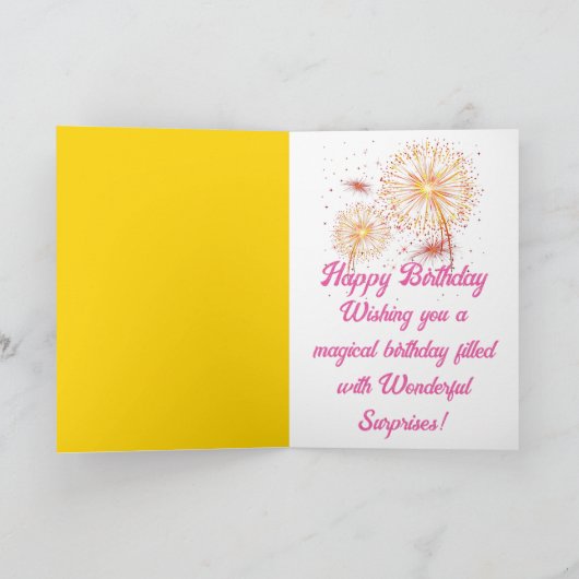 新しく追加された誕生日カード カード (内部)