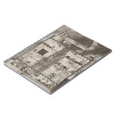 新しく長い消火ホースがいかにできたかイラストレーションの提示 ノートブック (左側)