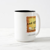 新しく頭が切れるなギアのキャットウーマンは科学のマグをします ツートーンマグカップ (正面右)