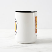 新しく頭が切れるなギアのキャットウーマンは科学のマグをします ツートーンマグカップ (中央)