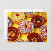 新しく風味がよいドーナツの郵便はがきの類別 ポストカード (正面/裏面)